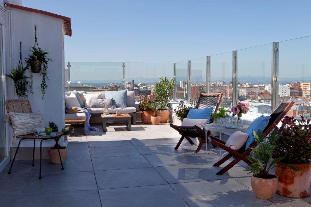 Wishome - Atico Con Espectacular Terraza En Bernabeu Madrid Exteriér fotografie